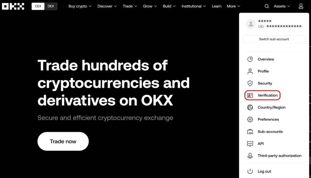 Identity Verification on OKX | Referral Code